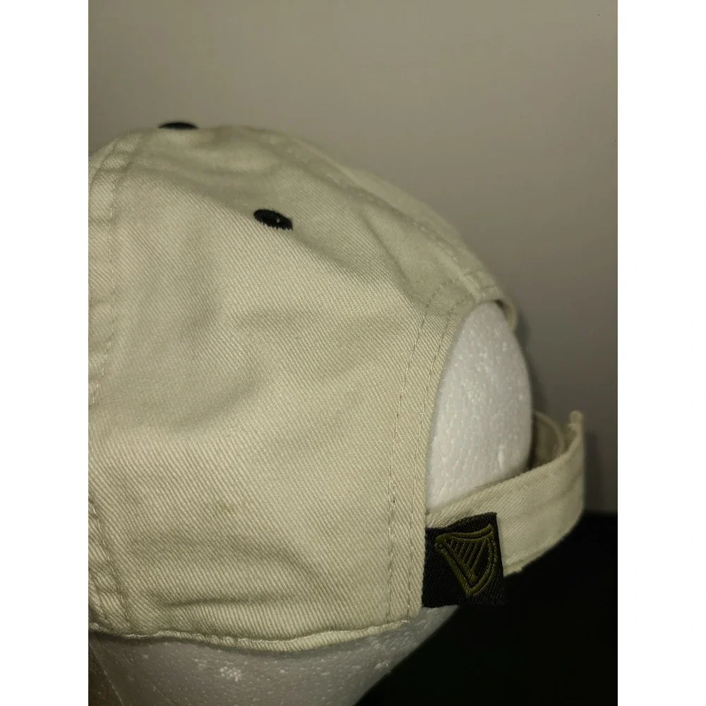 Guinness Beer Brand Logo Adjustable‎ Hat Beige Embroidered IRISH HARP